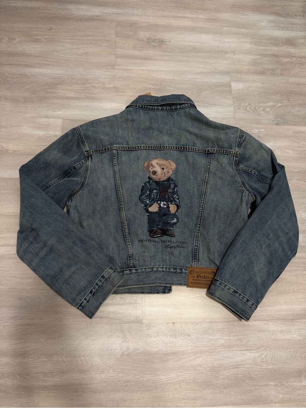 RALPH LAUREN BEAR DENIM JACKET NWT - Picture 6 of 6